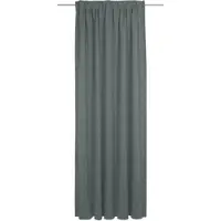 Wirth Vorhang "Torbole" Gr. 2, blau (petrol), B:132cm H:175cm, Jacquard, Baumwolle, Polyester, Gardinen, Vorhang