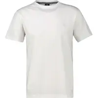 Lerros Premium Basic T-Shirt mit Logo-Print - Broken White - XXL