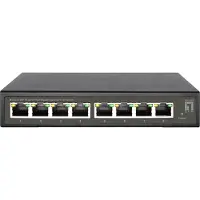 LevelOne Hilbert 8-Port Gigabit PoE Smart Lite Switch, 802.3at/af PoE, 8 PoE Ausgänge, 112.8W PoE-Leistungsbudget, Managed, L2, Gigabit Ethernet (10/100/1000), Vollduplex, Power over Ethernet (PoE)