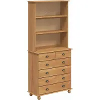 Syfax Hutch ASKIM Honigwachs 91 x 40 x 200,5 cm Massives Kiefernholz