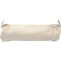 Creativ Company 499070, Weiches Federmäppchen, Baumwolle, Beige, Einfarbig, Reißverschluss, 200 mm