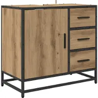 vidaXL Badezimmermöbel-Set 2 stk. Artisan-Eiche 65 x 33 x 60 cm