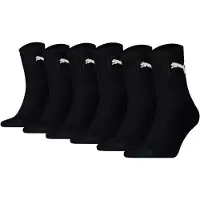 Puma Kurzsocken "Socken 6er Pack", Damen, Gr. 39-42, schwarz, Obermaterial: 78% Baumwolle CO. 18% Polyester PES. 2% Polyamid PA. 2% Elasthan EL., Socken Kurzsocken
