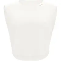 Winshape Crop-Top "AET115LS", Damen, Gr. M, weiß (cream), 85% Polyester, 15% Elasthan, Rückenausschnitt, Tops Crop-Top, Functional Soft and Light
