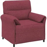 vidaXL Sofa Set 2 stk. Weinrot Stoff
