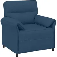 vidaXL Sofa Set 2 stk. Blau Stoff