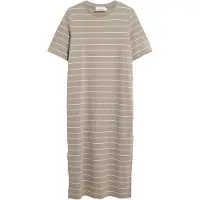 Armedangels XELINAA FEIN GESTREIFTES MIDI-KLEID | Bio-Baumwoll Mix - mehrfarbig (M)