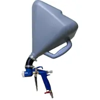 Adler Putzspritzpistole AD-9020 mit Kunststoffgelenk und 8,5 l Behälter