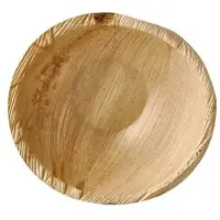 Papstar Schüssel pure Einweg 17 x 3,7 cm (Ø x H) 300ml Palmblatt natur 25 St./Pack.