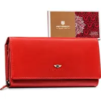 Peterson PTN 439-GON-5996 Rotes Lederportemonnaie