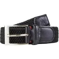 Lerros Ledergürtel "Gürtel *Harvey*", Herren, Gr. 100, schwarz, Materialmix, Gürtel Ledergürtel