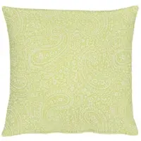 Apelt Dekokissen "7907 Uni Paisley" Gr. 1, grün (grün, unifarben), B:40cm L:40cm, Obermaterial: 65% Polyester, 35% Viskose, Dekokissen_Sitzkissen_Kissenhüllen, Dekokissen, ohne Füllung