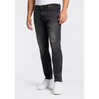 Replay Slim-fit-Jeans "ANBASS", Herren, Gr. 30, Länge 34, schwarz (schwarz delavè), Denim/Jeans, Obermaterial: 99% Baumwolle, 1% Elasthan, slim fit normal, Jeans Slim-fit-Jeans