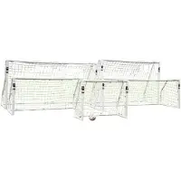 Precision - Fußballnetz, Kunststoff RD4085 (30,48 cm x 15,24 cm) (Weiß)