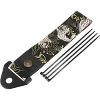 OEM Retro-Japanischer Karper-Design Kabelschlauch mit Karpermustern, schwarzer Pkw-Achsabschleppschlauch, Pkw-Achsabschleppset.