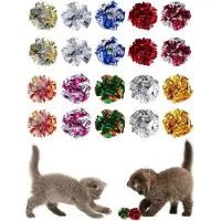 OEM Kleckskugel Spielzeug für Katzen - 20 Stück, vielfarbig und ansprechend