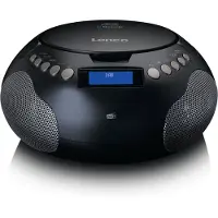 Lenco SCD-341BK - Boombox mit DAB+/ FM radio und Bluetooth - Batterie- oder netzbetriebenes Radio