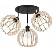 Light11 HOME Moderne Led-Deckenhängelampe Aus Holz