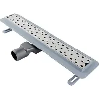 OEM Edelstahl-Ausfluss für Duschen mit 50 cm Drehmechanismus, Schutz vor Rost und unangenehmen Gerüchen durch ABS-Verbindung.