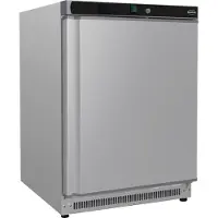 CombiSteel Tiefkühlschrank Rfs Serie Tischgerät Edelstahl 92 Liter 600x585x850 mm abschließbar umkehrbare Tür