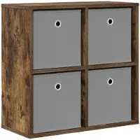 vidaXL Sideboard Räuchereiche 59,5 x 27 x 57 cm