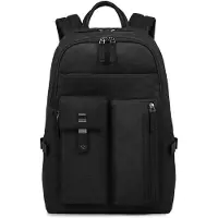 Piquadro Yukon Erweiterbarer Laptoprucksack 15,6 schwarz CA3963S89/N