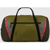 Piquadro Foldable Faltbare Reisetasche aus rezykliertem Stoff Militärgrün