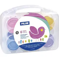 Milan Etui Mit 6 Fingerfarben Metallic 100ml