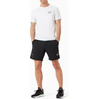 EA7 für Herren. 8NPV03_PNDDZ Dynamic Athlete T-Shirt und Hosen-Set weiß, schwarz (XS), Sportlich, Tennis/Padel, Multisport, Polyester, Kurza