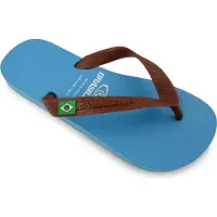 Brasileras Zehensandalen Herren Damen rutschfester Sohle bequem schuhe strand/schwimmbad/stadt blau/braun 40/41 EU - UBCCBNL