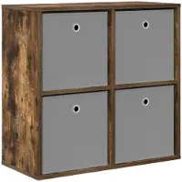 vidaXL Sideboard Räuchereiche 68,5 x 32 x 67 cm