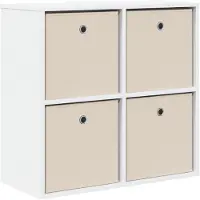 vidaXL Sideboard Weiß 68,5 x 32 x 67 cm