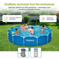 Bestway Steel Pro Rund - 396x84 cm - 7-teilig S21618