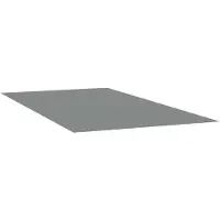 Super Merchant Pool-Bodentuch Hellgrau 820x420 cm Polyester Geotextil