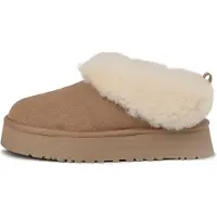 Ugg für Damen. 1171393 Tazzelle braune Lederstiefeletten (36), Wohnung, Keine, Lässig