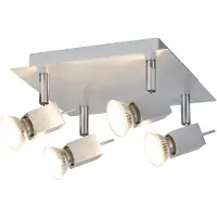 Rabalux Bodové stropní svítidlo 6760 LED bodové svítidlo AGATA 4xGU10/5W/230V (poslední kusy)