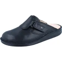 Finn Comfort Venedig Herren Damen Clog schwarz Glattleder - Größe: 44