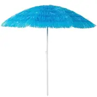Mojawo Hawaii Sonnenschirm Gartenschirm Strandschirm rund Ø1,6m Blau