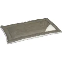 Kerbl Liegekissen Cleo (Farbe Grau/Weiß, L x B x H 48 x 29x 3 cm, Wendekissen)