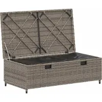 vidaXL Outdoor-Sofagarnitur 4 -Seater 4 stk. 55 x 30 x 39 cm