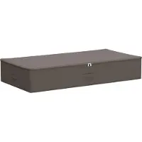 vidaXL Aufbewahrungsbox Vliesstoff 100 x 50 x 18 cm 90 l Grau