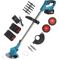 OEM Elektrischer Rasenmäher, kabelloses Design, verstellbare Länge, Mit 2PCs 21V Batterie, EU