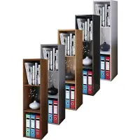 VCM Standregal "Holz Stand Regal Aufbewahrung Deko Bücher Mendas 3", schwarz, B:34cm T:30cm, Regale, Standregal