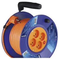 Emos 1908143001, Standard, Blau, Orange, 4 AC-Ausgänge, 30 m, H05VV-F3G, 250 V