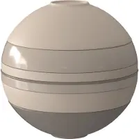 Villeroy & Boch Iconic La Boul, Servierset, Porzellan, Beige, Rund, 7 Stück(e)
