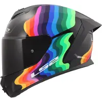 LS2 Ff820 Rapid Iii Flow Integralhelm Schwarz L Schwarz L
