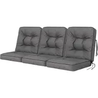 Stanislaw Jurga Schaukelkissen-Set "VENUS" – 3 Stück 60×110 cm | Bankkissen Garden Kissen Schaukelauflagen Bankauflagen Auflagen Kissen | HobbyGarden