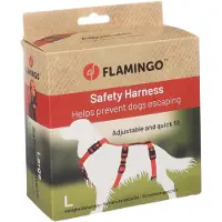 Flamingo Sicherheitsgeschirr Zera rot, Größe: L