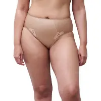 Chantelle Slip "HEDONA" blickdichtes Gewebe, Guipure Spitze
