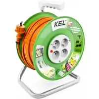 PLAST-ROL KEL Trommel-Verlängerungskabel STANDARD LINE 20m 3x1mm² mit Thermoschutz